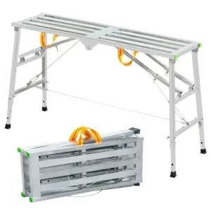 휴대용 작업대 접이식 알루미늄 발판 페인트 벤치 경량 사다리 스탠드