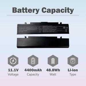 호환 AA-PB9NC6B 노트북 배터리 4400mAh 11.1V 삼성 NP-RV509-A06IN R420 R468 R518 R52용 교체