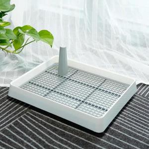 플라스틱 애완견 화장실 훈련 트레이-강아지 소변기 세면대 청소용 깔끔한