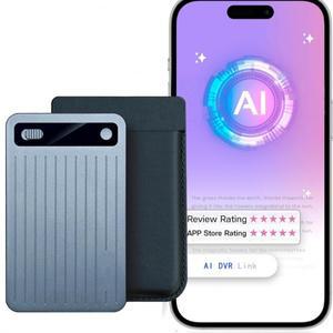 호환 울트라 슬림 64GB AI 노트 스마트 디지털 음성 녹음기 앱 지원 오디오 마그네틱 플라우드 프로