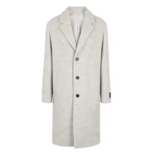 바쏘옴므 울 캐시미어 세미오버 헤링본 코트 WSX4CJ64A