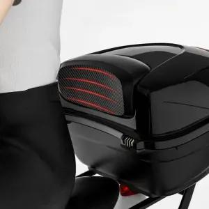 오토바이 탑박스 헬멧 사이드백 방수 경량 포함 수하물 설치 핑크 공구통