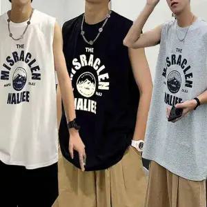 남성 CV313623 여름 캐주얼 감각적인 프린팅 시원한 반민소매