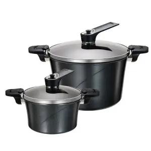 해피콜 진공 지르코늄 IH 냄비 2P SET (양손20cm+곰솥28cm)