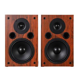 6 5인치 우드 목재 스피커 2 0서라운드 오디오 가정용