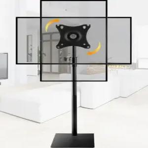 스탠드형 tv거치대 55인치 이동식 두꺼운 블랙 티비 반주기 대형 거치대 받침대 이젤형