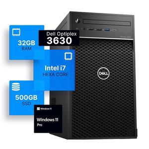 Dell Precision 3630 타워 스테이트 4 i7-8700 갱신 인텔 윈도우 11 컴퓨터 32GB 또는 PC 솔리드 오피스 데스크톱 500GB SSD 홈 DDR4 RAM 프로페셔널