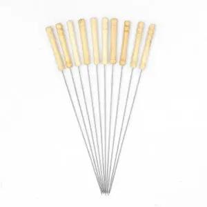 캠핑용 스테인리스 바비큐 꼬치 바베큐 고기구이 막대