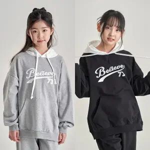 빌리 후드 티셔츠 / 여아 주니어 의류 초등학생 옷