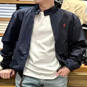 봄 점퍼 잠바 자멧 바람막이 미국식 폴로 자켓 재킷 남자 남성 스탠드업 칼라 순면 소재 봄/가을 작업복 구