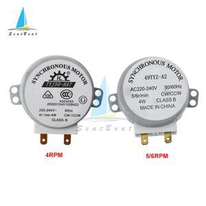 온풍 송풍기용 마이크로 동기 모터, AC 220-240V, 4W, 4 RPM, 5 RPM, 6RPM, 50Hz, 60Hz, CW, CCW, TYJ50-8A