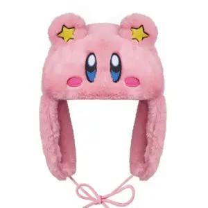 스키장모자 별의커비 귀달이모자 방한모 귀마개