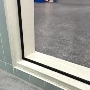 문풍지 현관 고무패킹 틈새막이 블랙 6mmX6m 현관문틈새막이 틈새막이