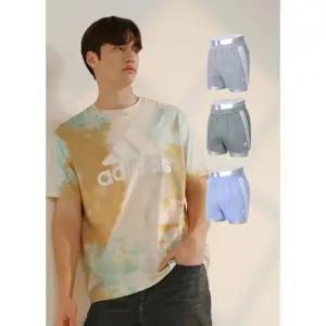 아디다스 퍼포먼스 남성 코튼 트렁크 3종세트(그레이,블루,카키)
