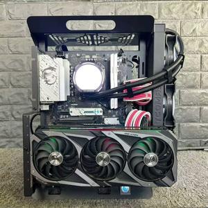 바이디움 PC 블랙 오픈형 투명 오픈 케이스 오픈케이스 컴퓨터 조립식