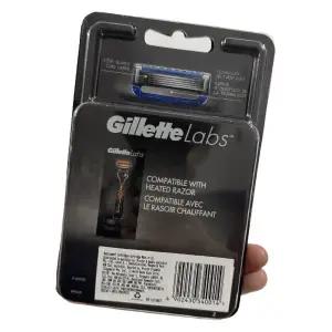 질레트 랩스 면도날 히티드 레이저 리필날 5중날 전용 카트리지 세트 4개입