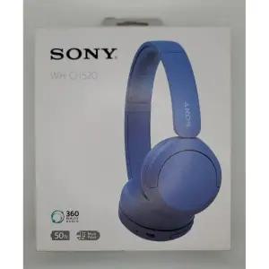 소니 WH-CH520 무선 오버이어 헤드폰 블루