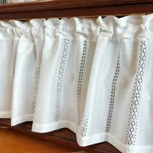커튼 커튼방 레이스 숏 파티션 거즈 미니 소형 캐비닛 현대 호환 고급스럽고 절묘한 창 흰색
