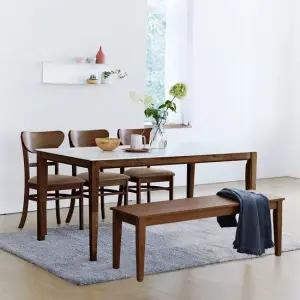 루마니아 쿠키 1600 1800 6인 세라믹 식탁세트 벤치형)