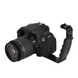 고프로 액션캠 호환 카메라 모니터 마이크 핫슈 연장 마운트 홀더 그립 L (KYR-W4AF3FC)