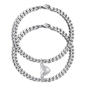 커플 템프보 팔찌 - 개인 맞춤형 각인 땋은 밧줄 그와 그녀의 뱅글 자매 여자친구를 위한 조절가능 우정 핑키 약속 선물