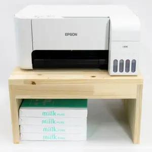 우드밀리 삼나무 원목 프린터 받침대 A형 프린터받침대 원목프린터받침대