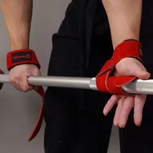 하빈져 헬스 스트랩 손목 보호대 웨이트 데드리프트 가죽 리프팅 MNS