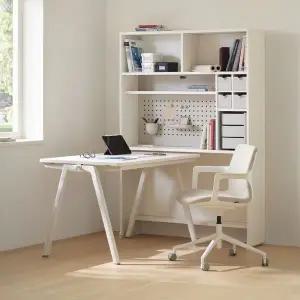 일룸 책상 의자 학생 공부 컴퓨터 서재 에가 스위블 캐스터 MNS