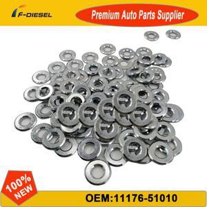 F-DIESEL  11176-51010 조정 심 093133-0870 인젝터 와셔 도장 렉서스 도요토 2KD 시트용 100 개