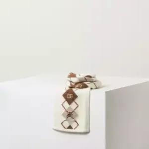 닥스 ACC 스테디셀러 캐시미어 100 아이보리 패턴 머플러 WBMU4F863IV