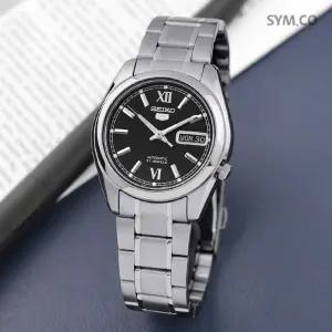 세이코5 SNKL55K1 오토매틱 데이데이트 아날로그 클래식 남자 메탈 시계 d