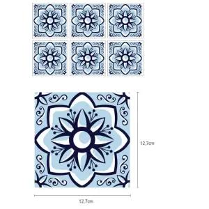 노인 욕실 욕조바닥 미끄럼방지 레트로 유럽풍 논슬립 스티커 6p 안전시공 흡착