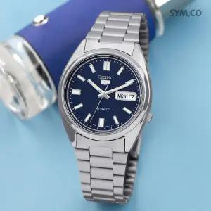 [세이코]5 SNXS77K1 오토매틱 데이데이트 아날로그 클래식 남자 메탈 시계 d
