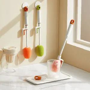 긴손잡이 물통 세척 브러시 텀블러 병 내부 청소 솔 빨대 세정 주방 청소용품