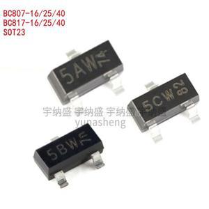 10개/묶음 BC817-40 마킹 6AW 6BW 6CW 5AW 5BW 5CW SOT23 SMD 트라이오드