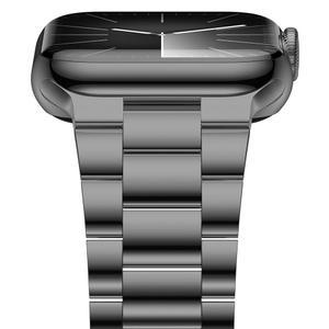 iiteeology 경량 스테인리스 스틸 밴드 울트라 3 2 시리즈 1-11 46mm 45mm 44mm 42mm 남녀공용 교체용 iWatch 스페이스 그레이