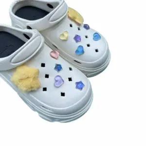 [셀러에이드]DIY 신발 꾸미기 구멍 슬리퍼 샌들 장식 별 하트 모양