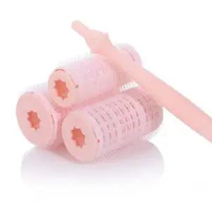 [콩심팥심]앞머리 롤러 세트 헤어 뷰티 소품 3종 헤어롤 롤브러쉬 헤어타올