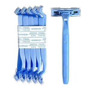 [콩심팥심]도루코 프레쉬 두날 휴대용 일회용 면도기 706 10개