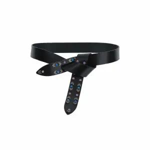 이자벨마랑 레체 스터드 벨트 블랙 22PCE011222P011A01BK