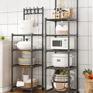 [아트박스]/아도라하우스 주방 수납 다용도 이동식 선반 정리대