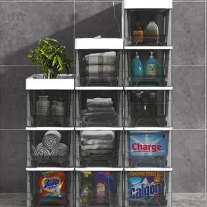 [아트박스]/아도라하우스 틈새 이동식 플라스틱 수납장 5단