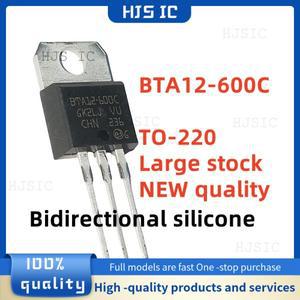 10-20-50PCS  100% 품질 BTA12-600C BTA12 600C TO-220 12A 양방향 실리콘 사이리스터 전자 제품