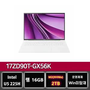 LG그램 대화면 17ZD90T-GX56K i5 애로우레이크 16GB 노트북 2TB교체