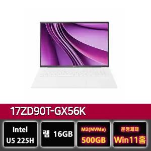 LG그램 대화면 17ZD90T-GX56K i5 애로우레이크 16GB 노트북 윈11홈설치 500GB교체