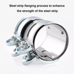 2인치 51mm 배기 파이프 커넥터 스테인리스 스틸 헤비 듀티 조이너 자동차 액세서리 버클 클램프