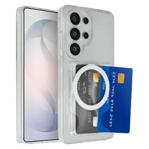 갤럭시 맥세이프 호환 카드 케이스 2장 수납 투명 듀오 케이스 S26/S25/S24 울트라 플러스