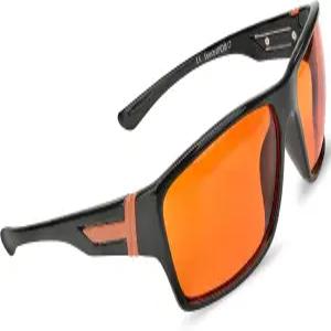 Spectra479 - 수면을 위한 99.9 블루라이트 차단 앰버 안경 중간 사이즈 야간 잠을 자고 눈을 편안하게