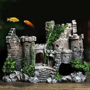 은신처 꾸미기 수족관 수조 인테리어 장식 성벽 물고기 휴식 어항 바닥재 하우스 소품 어항품 물고기집 동