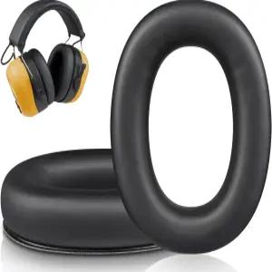 듀월트 DPG62-C 인터셉터용 이어패드 교체 부드러운 단백질 가죽과 고밀도 메모리 폼으로 쿠션 - 블랙